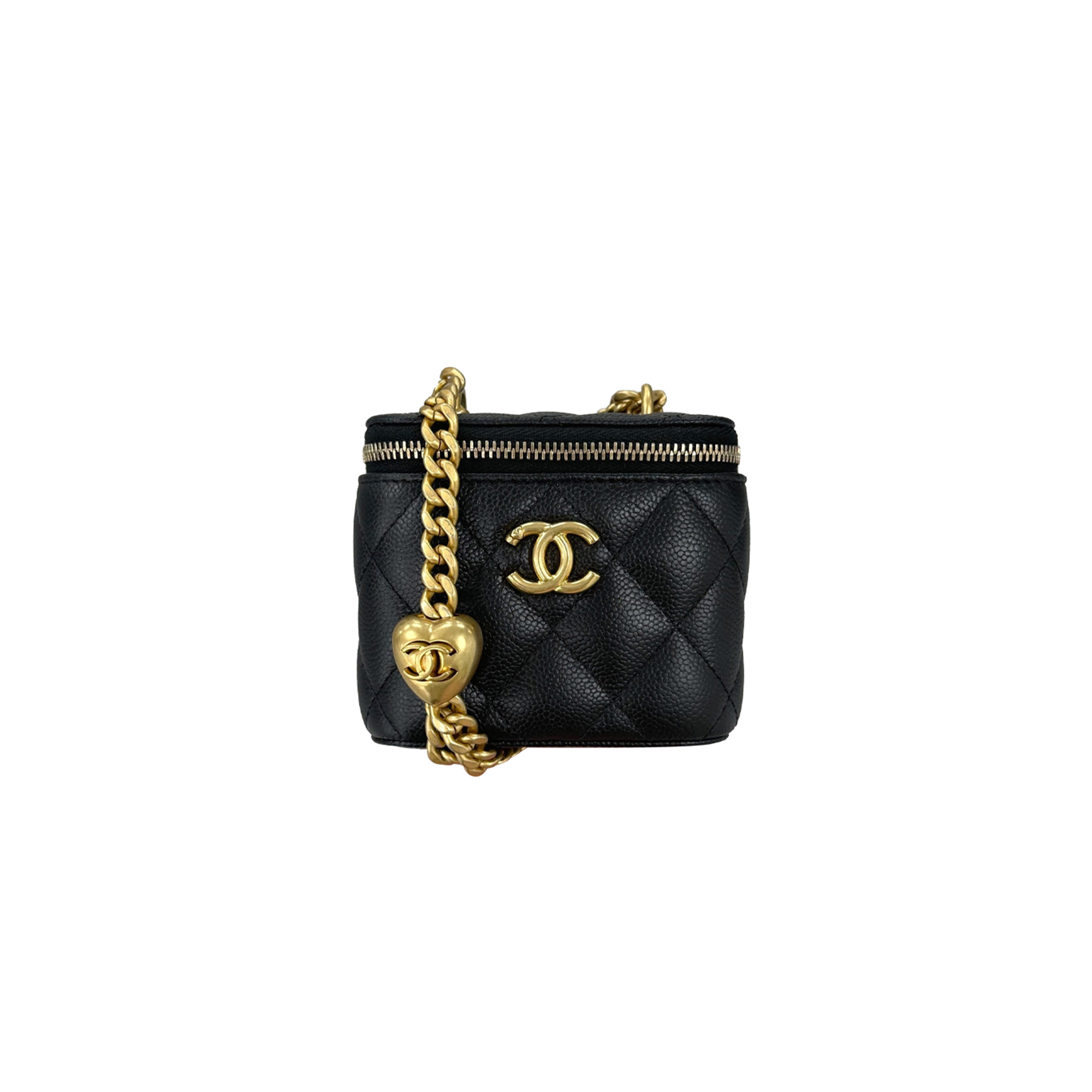 CHANEL MASTER HEART-SHAPED ADJUSTABLE LIPSTICK CASE AP3203 (11*8.5*7cm)